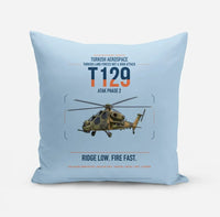 Thumbnail for Turkish Aerospace T129 ATAK Phase 2 design on light blue pillow