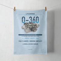 Thumbnail for O-360 design on light blue towel