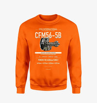Thumbnail for CFM56-5B design on orange sweatshirt