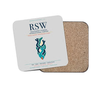 Thumbnail for Southwest Florida International Airport (RSW) design on light gray 1 piece coaster