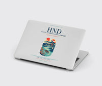 Thumbnail for Tokyo Haneda Airport (HND) design on light gray MacBook case