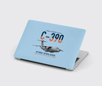 Thumbnail for C-390 Millennium design on light blue MacBook case