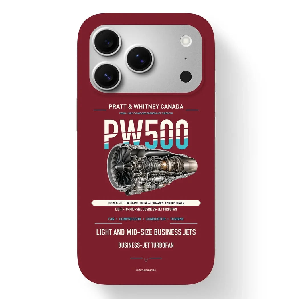 PW500 Case design on dark red iphone case