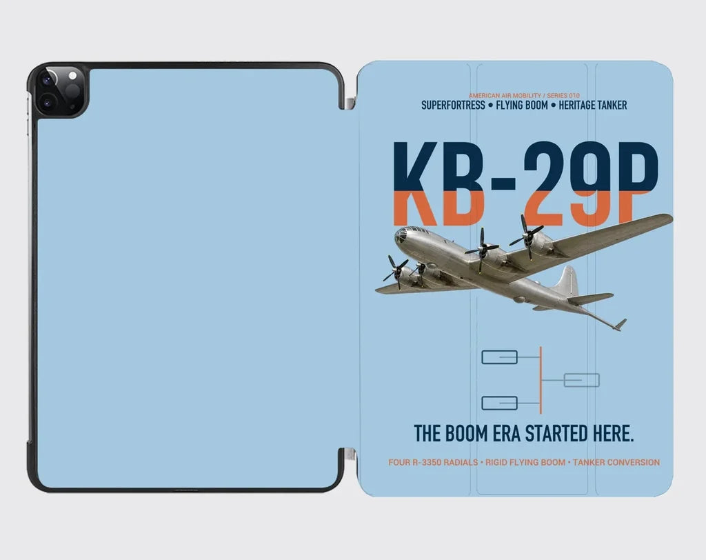 KB-29P SUPERFORTRESS design on light blue ipad tablet case