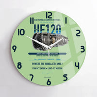 Thumbnail for HF120 design on light green no frame wall clock
