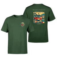 Thumbnail for VINTAGE G4436 - The Sunday Polish Club - Double-Side T-Shirt design on darkgreen double side t shirt