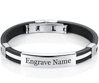 Thumbnail for Customisable 5 Colours Stainless Steel Bracelet - view 5