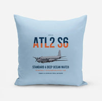 Thumbnail for Atlantique 2 Standard 6 design on light blue pillow