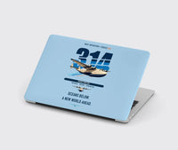 Thumbnail for Boeing 314 Clipper design on light blue MacBook case