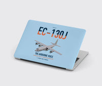 Thumbnail for EC-130J Commando Solo III design on light blue MacBook case