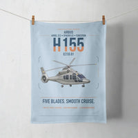 Thumbnail for Airbus H155 EC155 B1 design on light blue towel