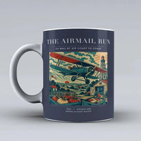 Thumbnail for VINTAGE G4015 - The Airmail Run - Ceramic Mug design on darkblue