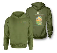 Thumbnail for Imperial County Airport (IPL) design on green army double-side hoodie