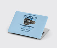 Thumbnail for CFM56-3 design on light blue MacBook case