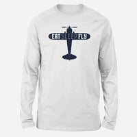 Thumbnail for Eat Sleep Fly & Propeller T-Shirt - view 5