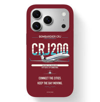 Thumbnail for CRJ200 Case design on dark red iphone case