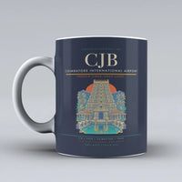 Thumbnail for Coimbatore International Airport CJB Mug - Dark Blue