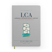 Thumbnail for Larnaka International Airport (LCA) design on light gray notebook