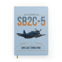 Thumbnail for SB2C-5 Helldiver design on light blue notebook
