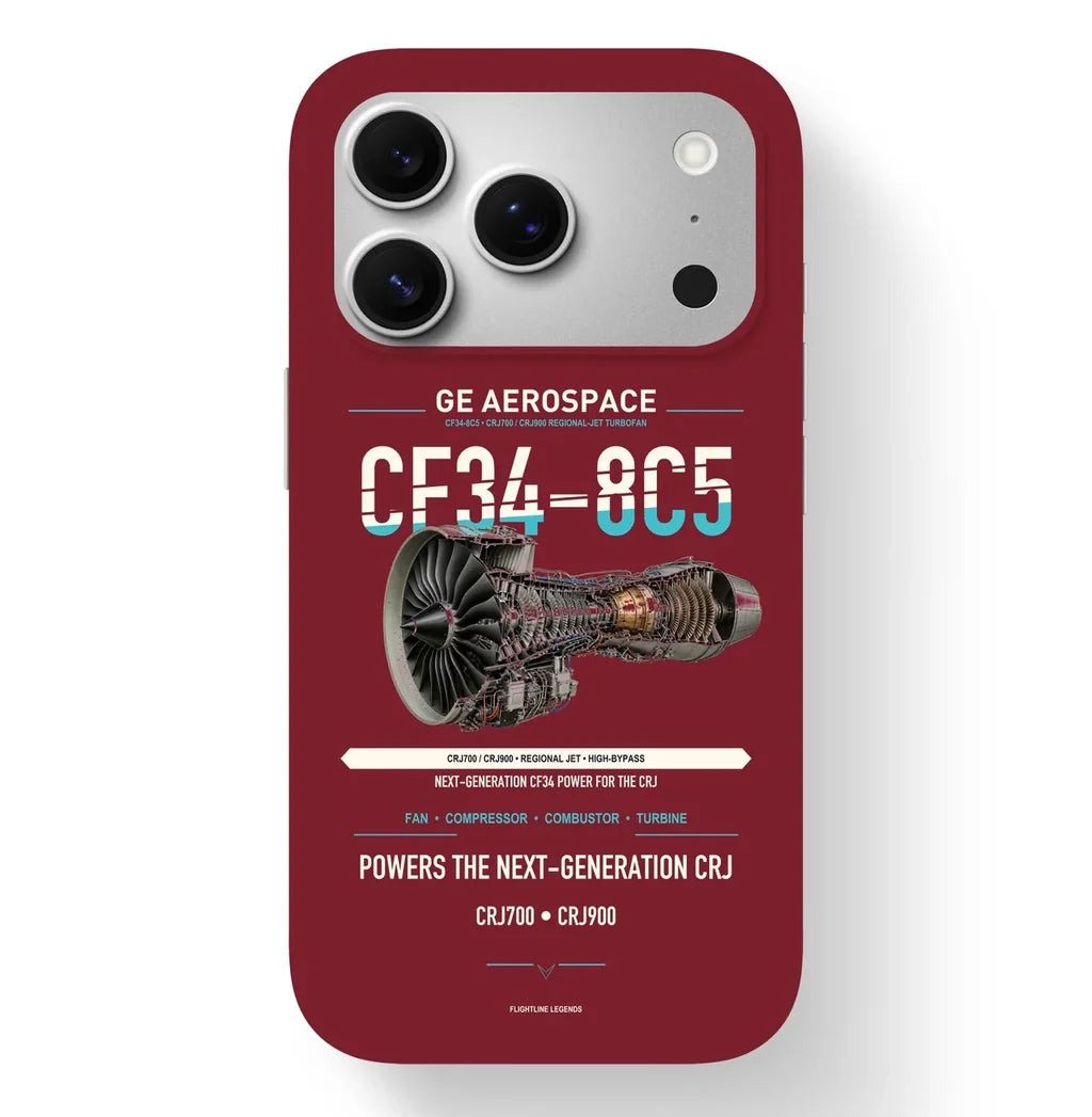 CF34-8C5 Case design on dark red iphone case