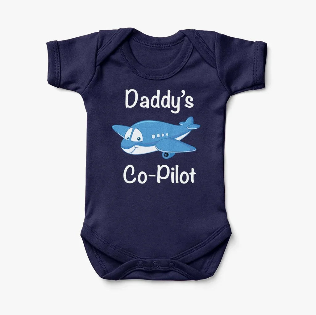 Daddy's Co-Pilot Baby Bodysuit - view 5