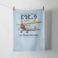 Thumbnail for F3F-2 Last Biplane First Fight design on light blue towel