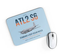 Thumbnail for Atlantique 2 Standard 6 design on light blue rectangle mouse pad