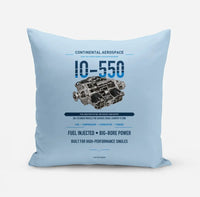 Thumbnail for IO-550 design on light blue pillow