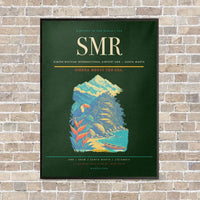 Thumbnail for Simón Bolívar International Airport SMR — Santa Marta vertical canvas print - framed - dark green background