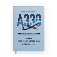 Thumbnail for Airbus A330-900neo design on light blue notebook