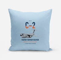 Thumbnail for Kawasaki C-2 design on light blue pillow