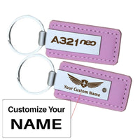 Thumbnail for Customisable Airbus A321 Key Chain - view 5