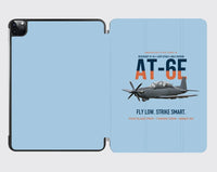 Thumbnail for AT-6E Wolverine Light Attack design on light blue ipad tablet case