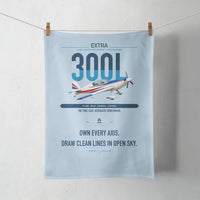 Thumbnail for Extra 300L design on light blue towel