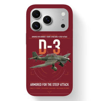 Thumbnail for Junkers Ju 87D-3 design on dark red magsafe iphone case, for iPhone 17 Pro