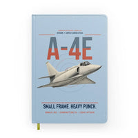Thumbnail for A-4E Skyhawk design on light blue notebook