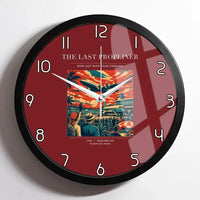 Thumbnail for VINTAGE G4112 - The Last Propliner - Designed Wall Clocks design on darkred framed