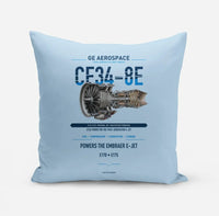 Thumbnail for CF34-8E design on light blue pillow