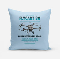Thumbnail for DJI FlyCart 30 design on light blue pillow