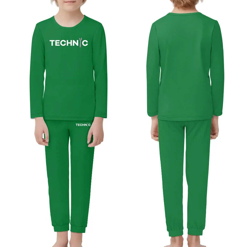 Technic children pajamas - Green