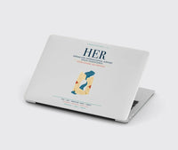 Thumbnail for Heraklion International Airport Nikos Kazantzakis (HER) design on light gray MacBook case