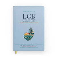 Thumbnail for Long Beach Airport (Daugherty Field) (LGB) design on light blue notebook