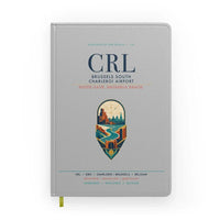 Thumbnail for Brussels South Charleroi Airport (CRL) design on light gray notebook