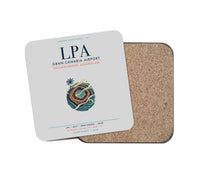 Thumbnail for Gran Canaria Airport (LPA) design on light gray 1 piece coaster