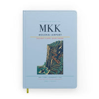 Thumbnail for Molokai Airport (MKK) design on light blue notebook