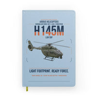 Thumbnail for Airbus Helicopters H145M LUH SOF design on light blue notebook