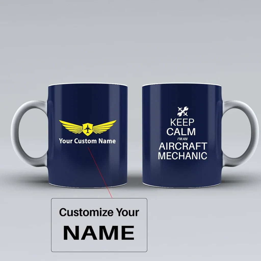 Customisable Aircraft Mechanic Mug - view 5