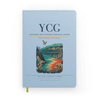 Thumbnail for Castlegar–West Kootenay Regional Airport (YCG) design on light blue notebook