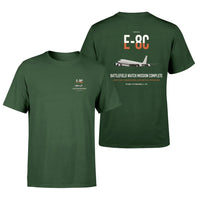 Thumbnail for E-8C Joint STARS design on dark green double-side t-shirt, double-side print