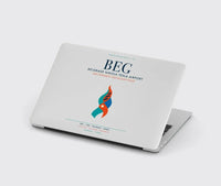 Thumbnail for Belgrade Nikola Tesla Airport (BEG) design on light gray MacBook case